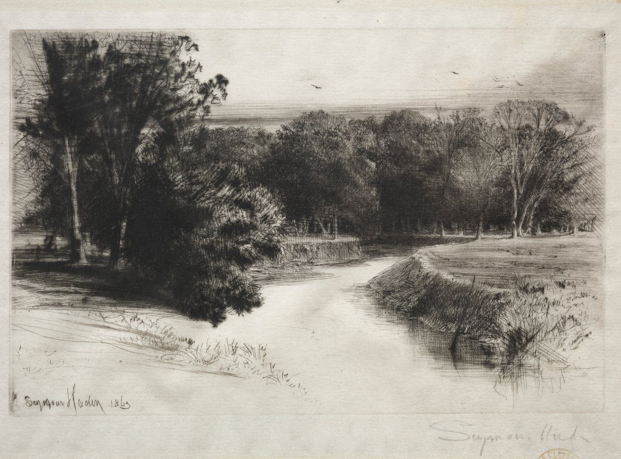 Západ slunce v Irsku, 1863. od Francis Seymour Haden
