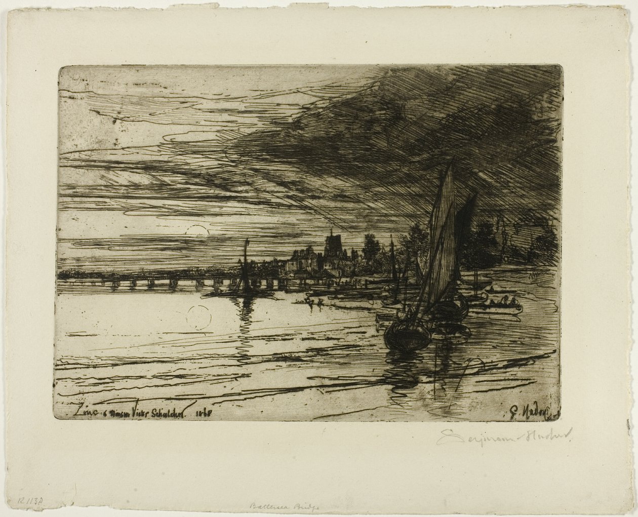 Battersea Bridge od Francis Seymour Haden