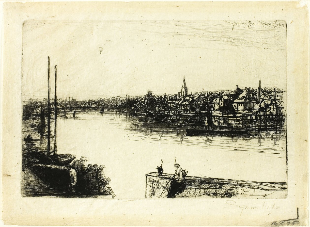Battersea Reach od Francis Seymour Haden