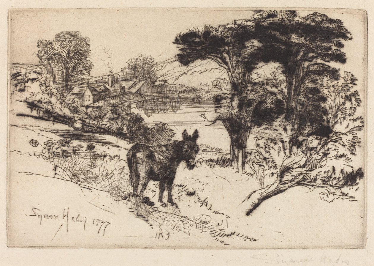 Challow Farm od Francis Seymour Haden
