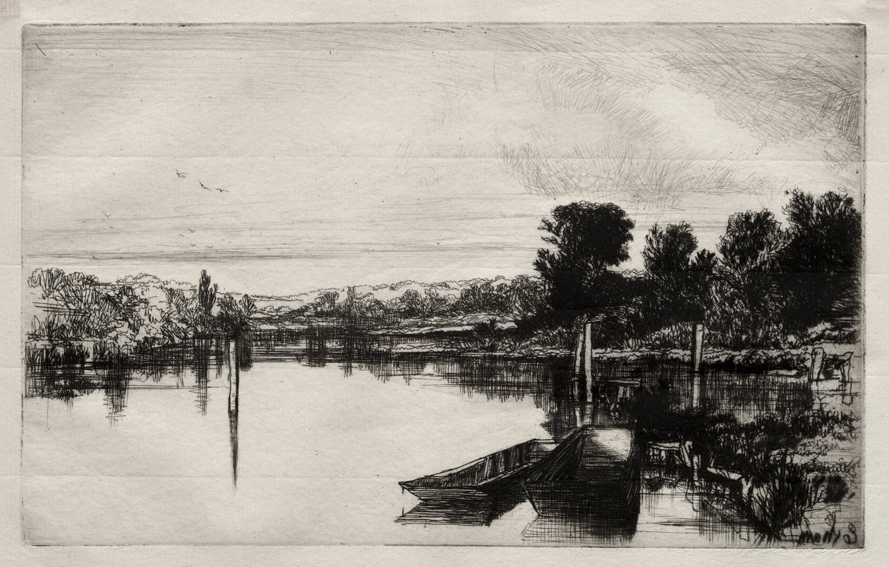 Egham, 1859. od Francis Seymour Haden