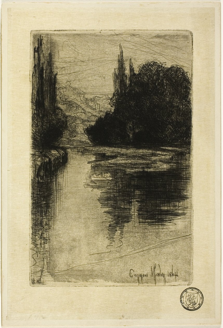 Večerní od Francis Seymour Haden