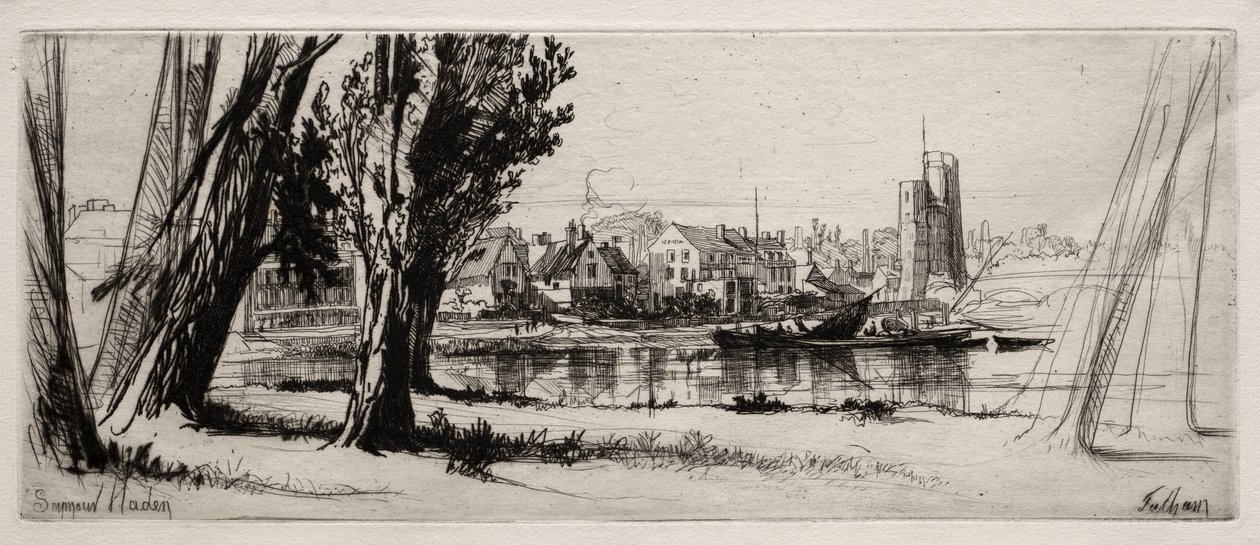 Fulham od Francis Seymour Haden