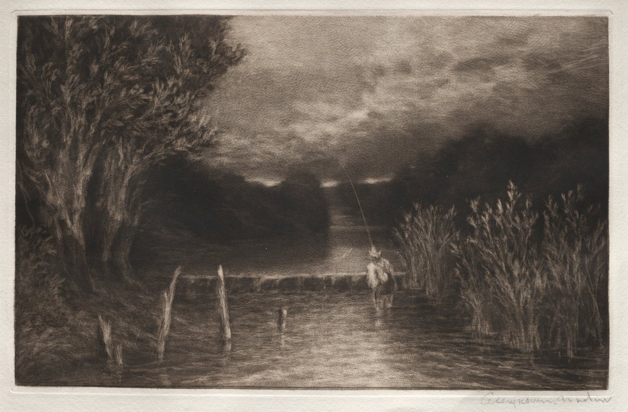Lov lipanů, 1897. od Francis Seymour Haden