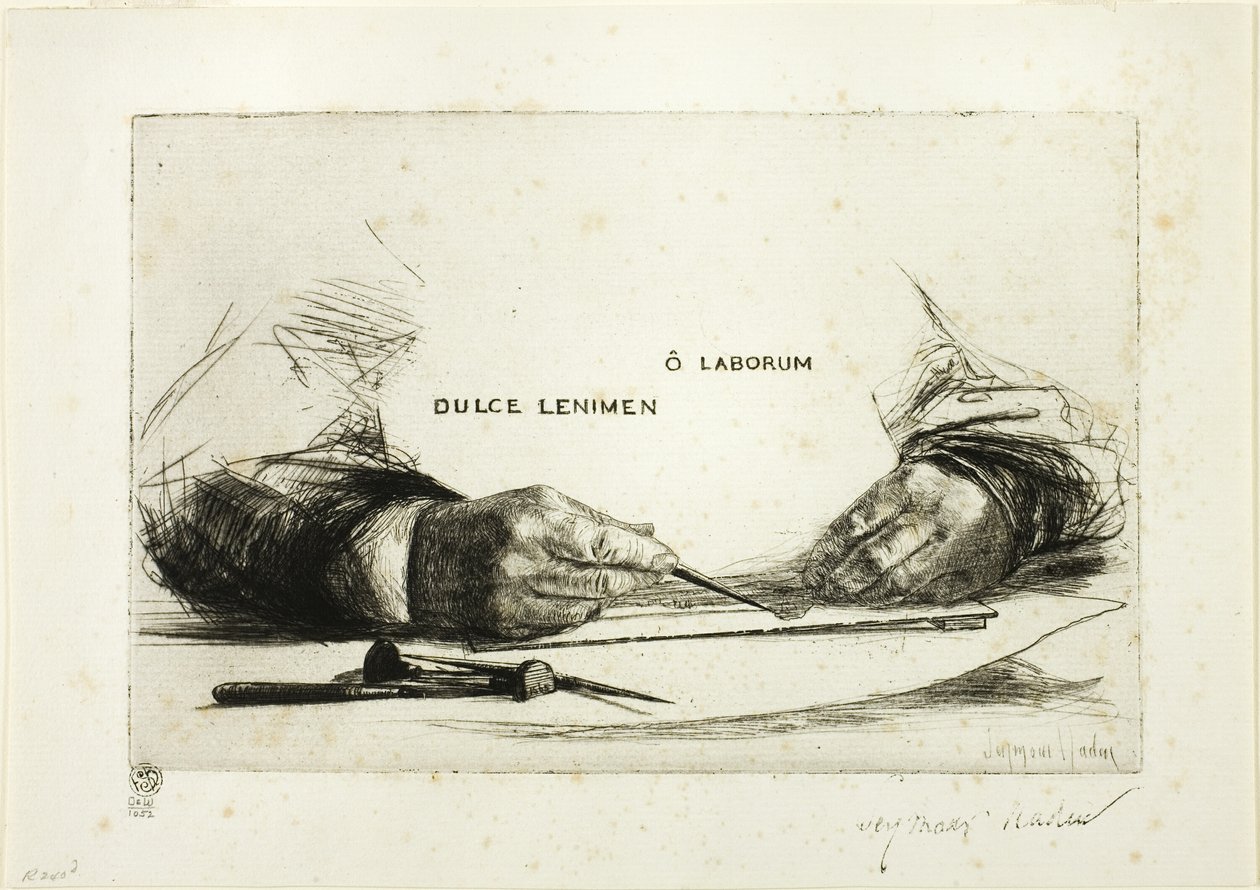 Ruce Leptání-O Works od Francis Seymour Haden