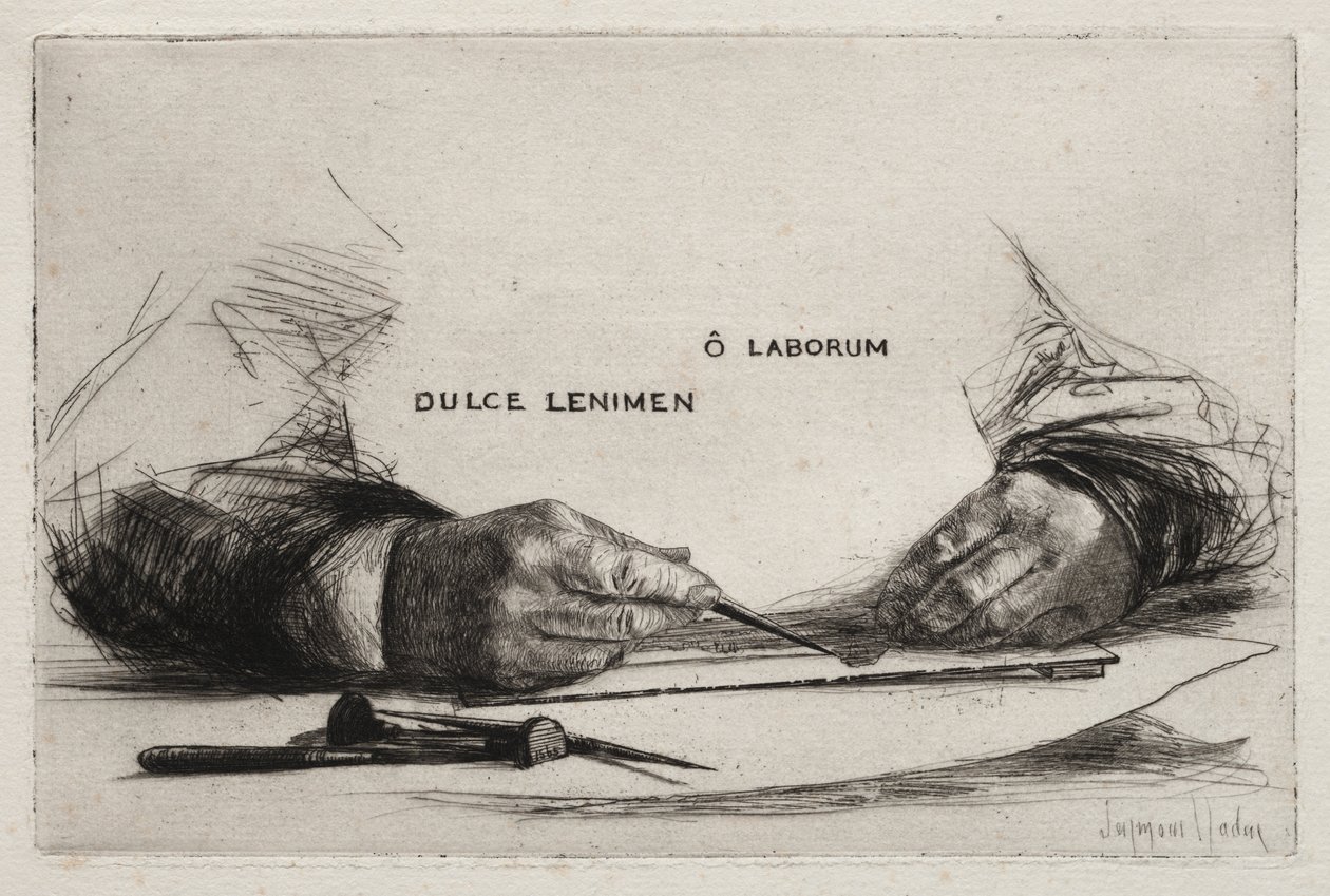 Ruce Leptání od Francis Seymour Haden