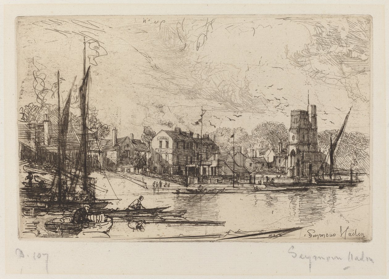Harry Kelly, Putney od Francis Seymour Haden