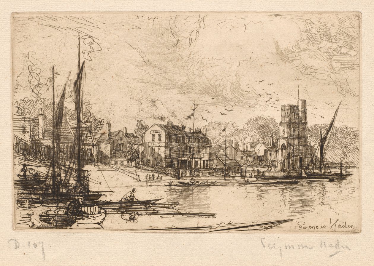 Harry Kelly, Putney od Francis Seymour Haden