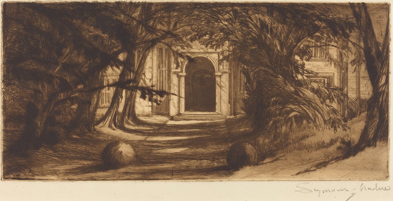 Mytton Hall od Francis Seymour Haden