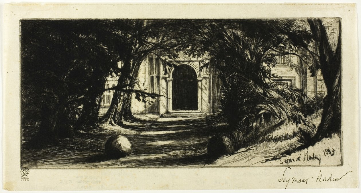 Mytton Hall od Francis Seymour Haden
