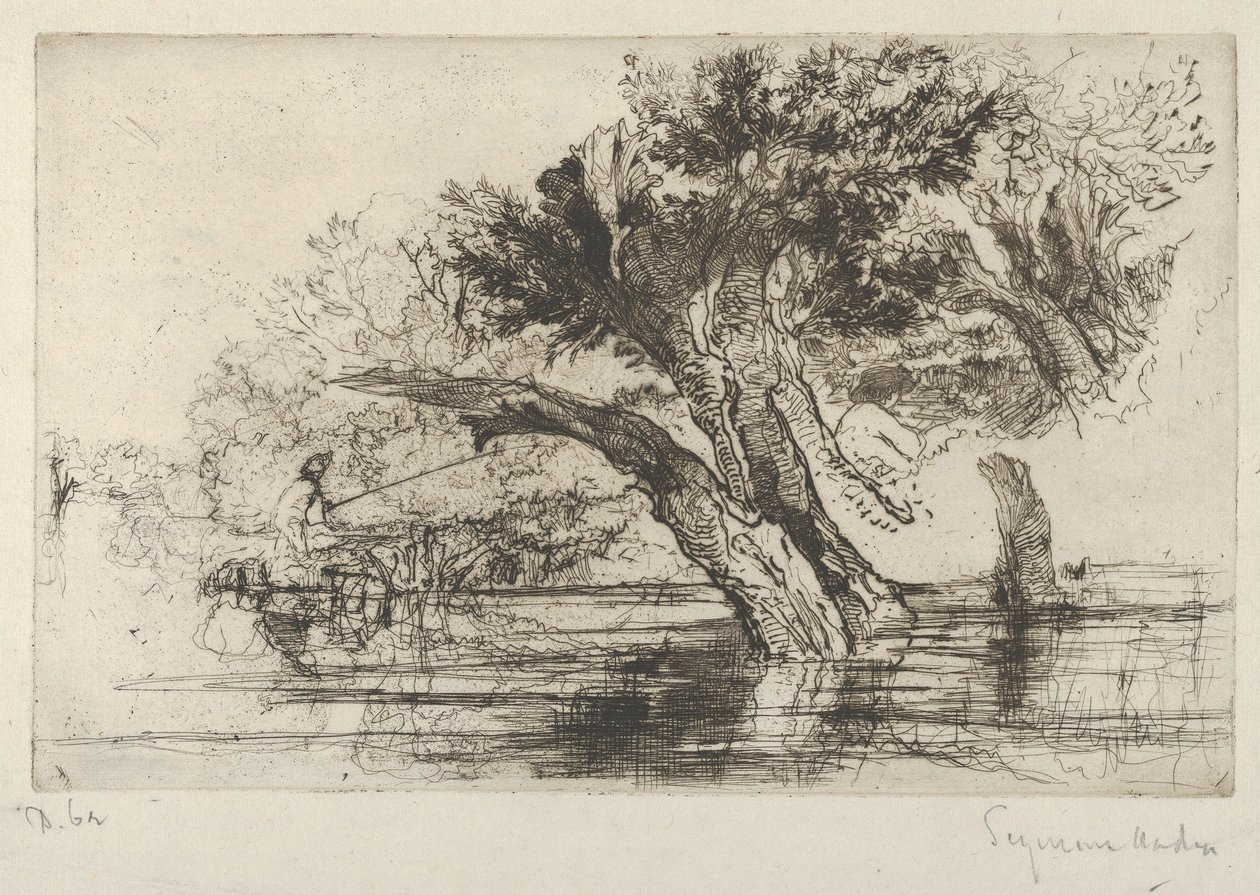 Penton Hook, 1864., 1864. od Francis Seymour Haden