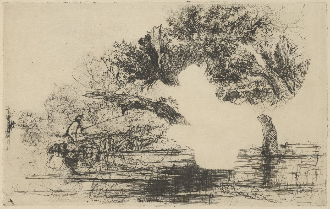 Penton Hook, 1864., 1864. od Francis Seymour Haden