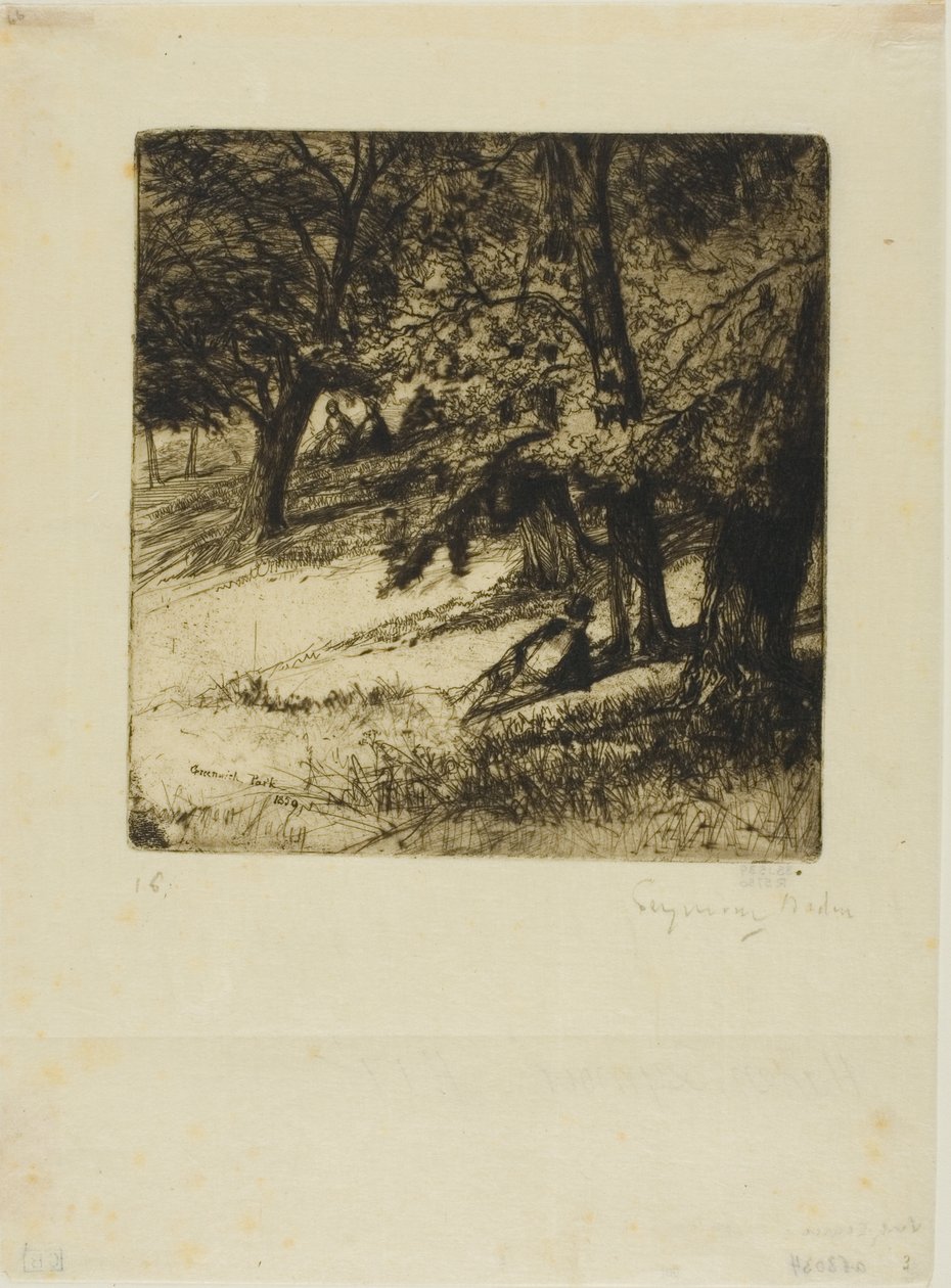 Pod střechou... od Francis Seymour Haden