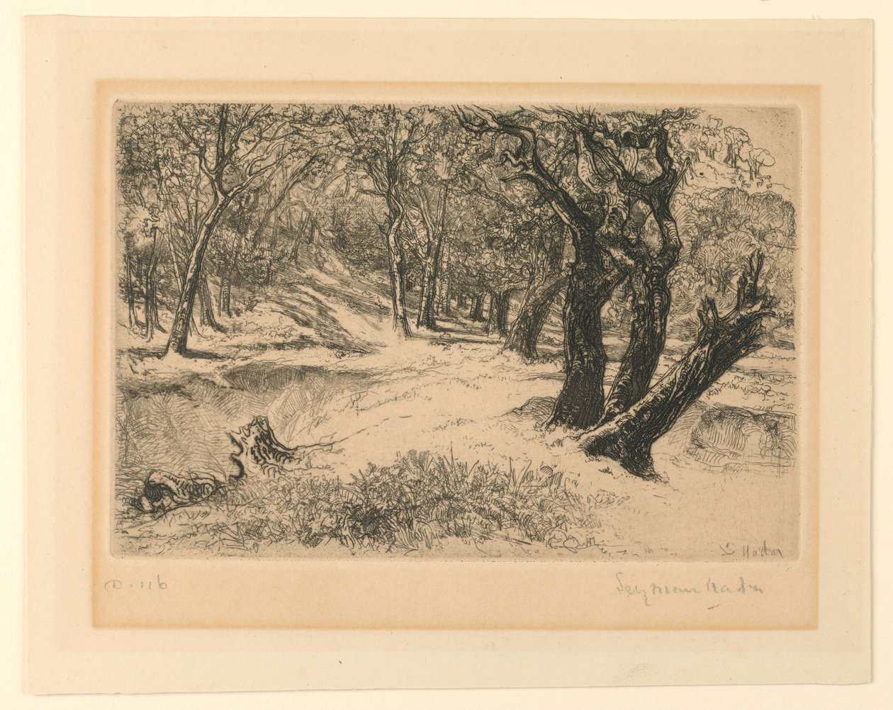 Tři sestry od Francis Seymour Haden