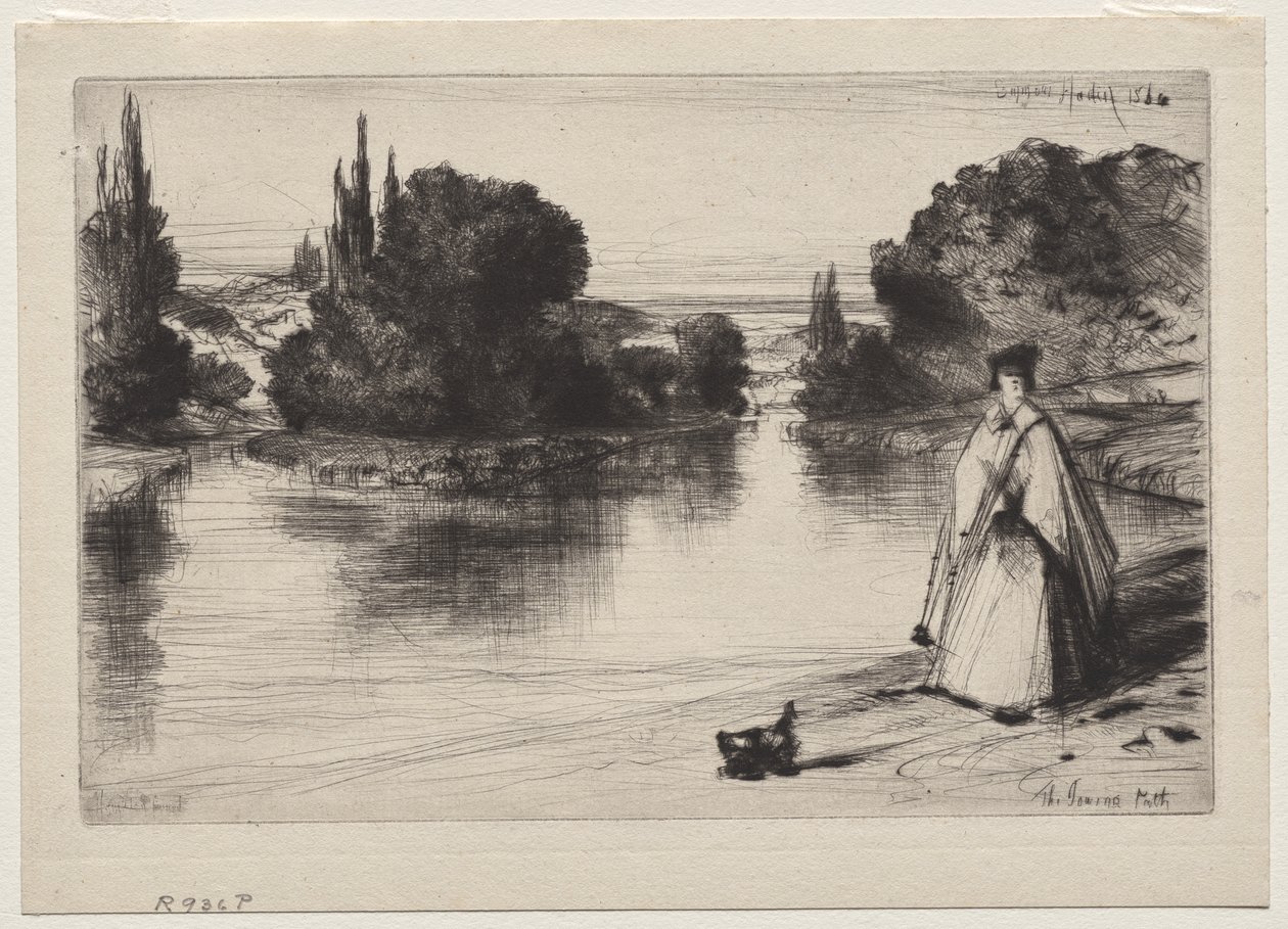 Tažná cesta od Francis Seymour Haden
