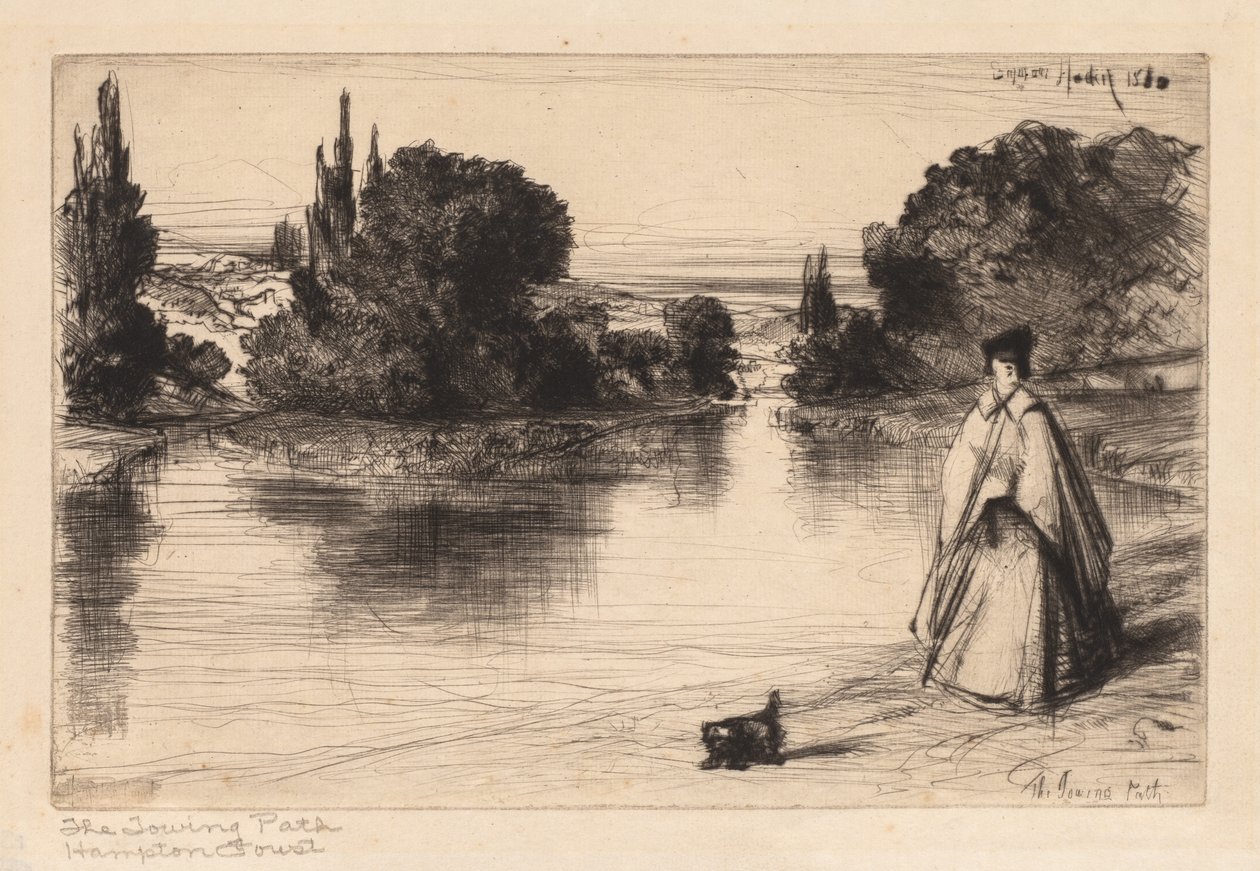 Tažná stezka, 1864. od Francis Seymour Haden