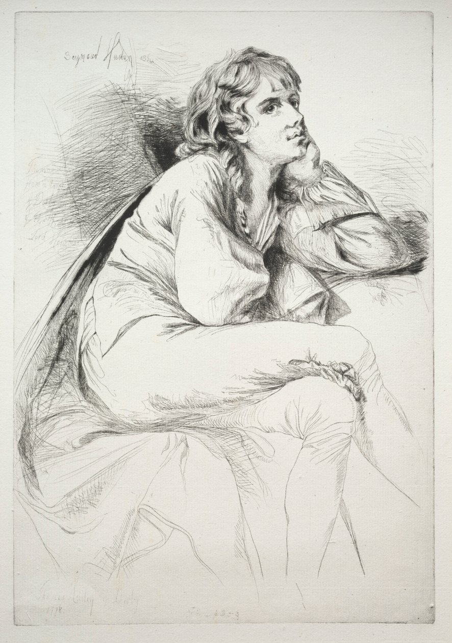 Thomas Haden z Derby, 1864. od Francis Seymour Haden