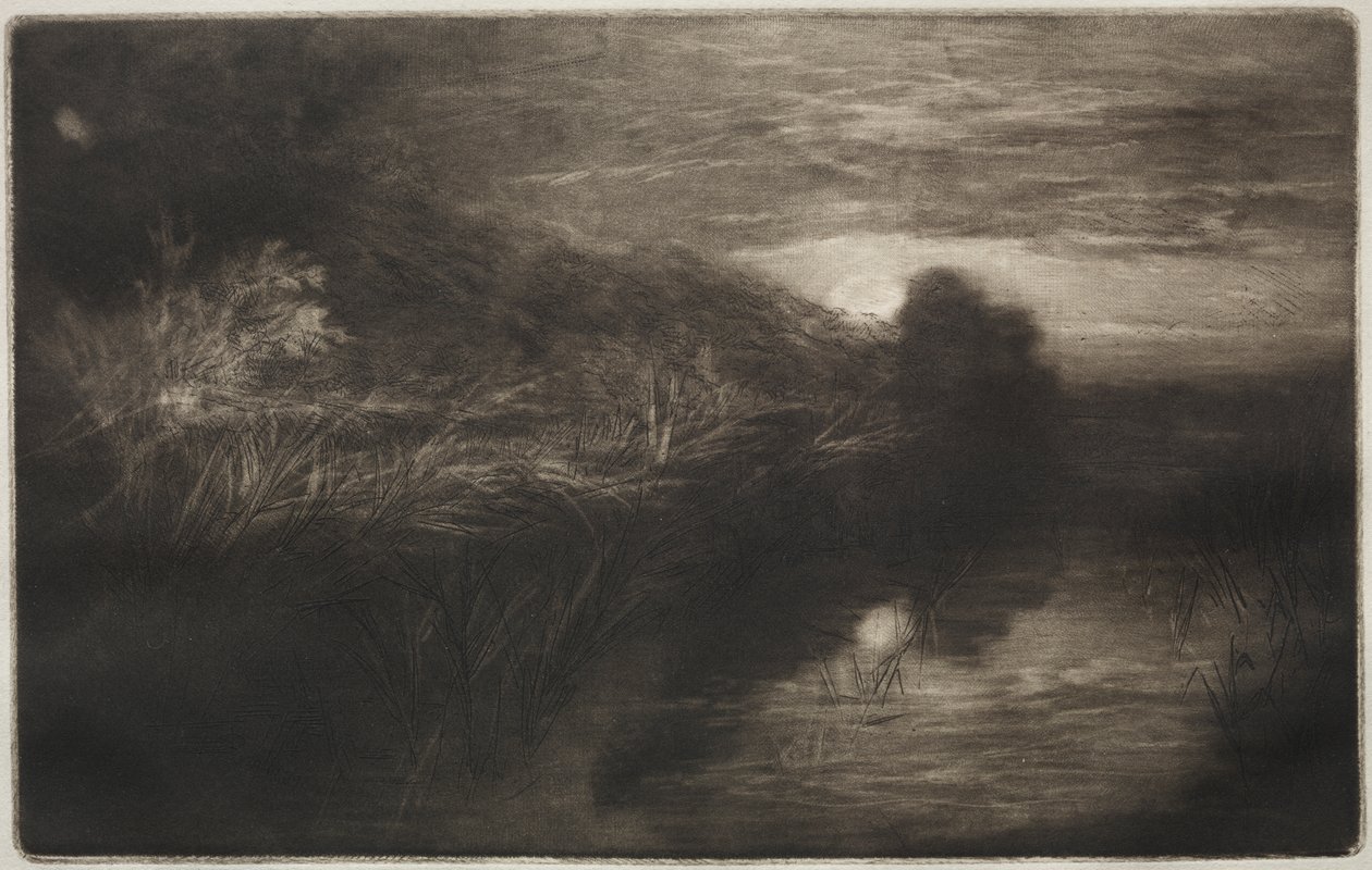 Kanál Winchelsea od Francis Seymour Haden