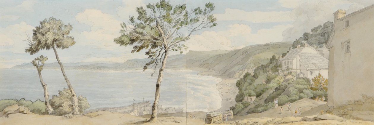 Clovelly od Francis Towne