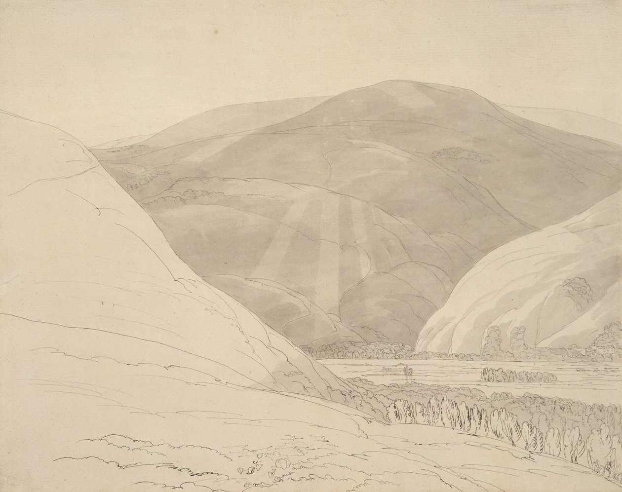 Croydon Hill od Francis Towne