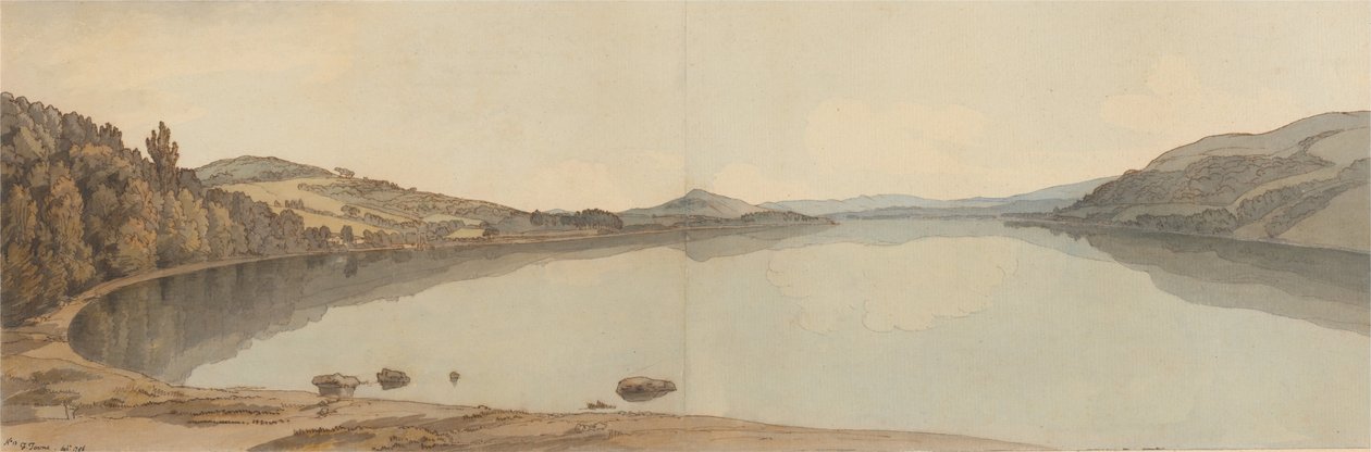 Jezero Windermere od Francis Towne