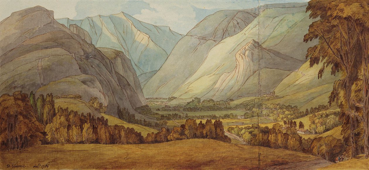 Údolí sv. Jana od Francis Towne