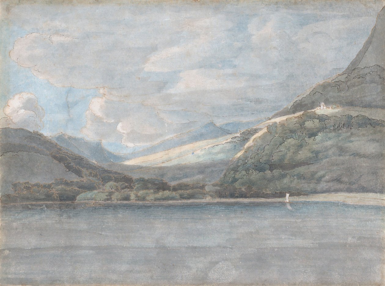 Pohled na jezero Como, 27. srpna 1781. od Francis Towne