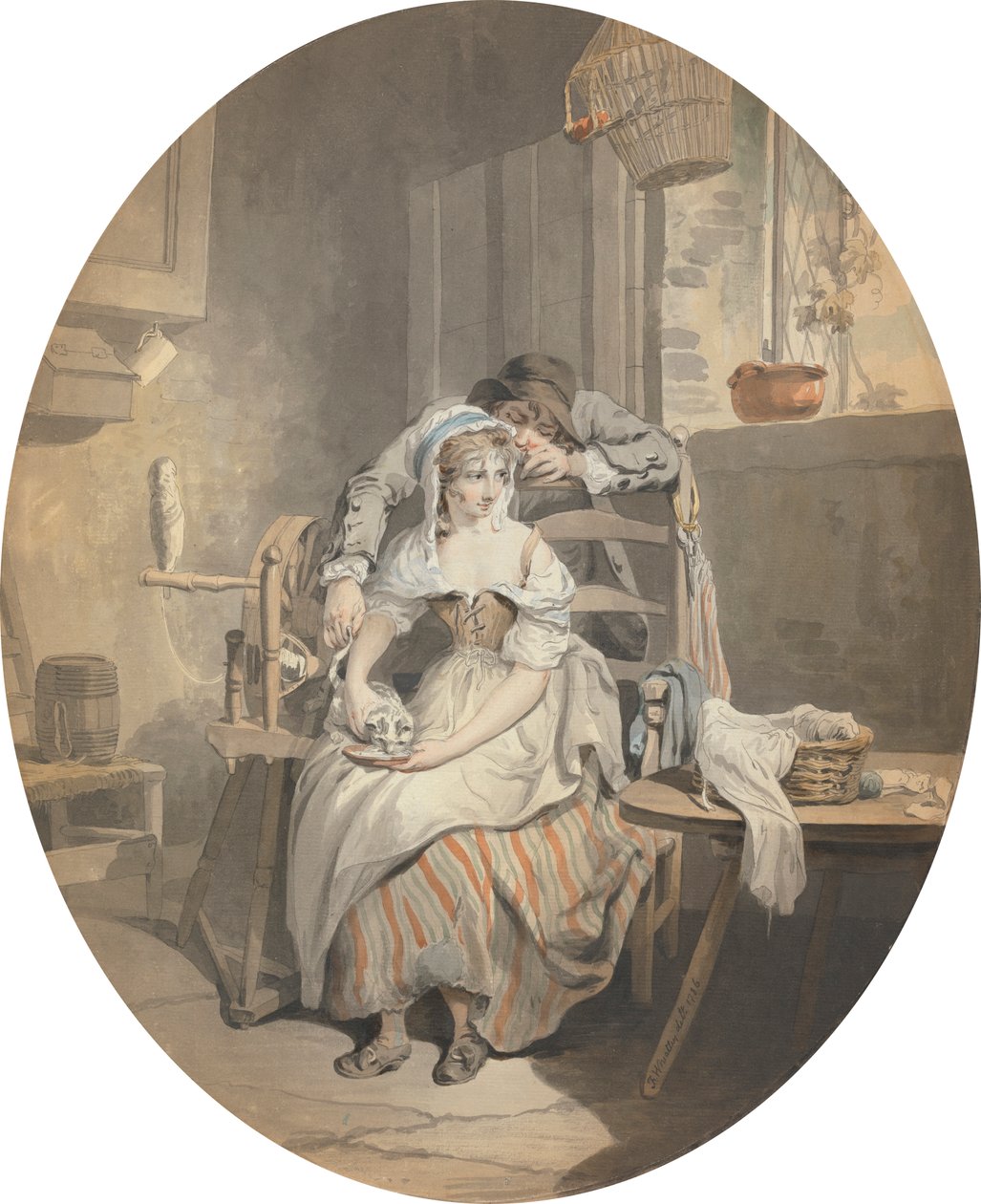 Rustikální milenec od Francis Wheatley