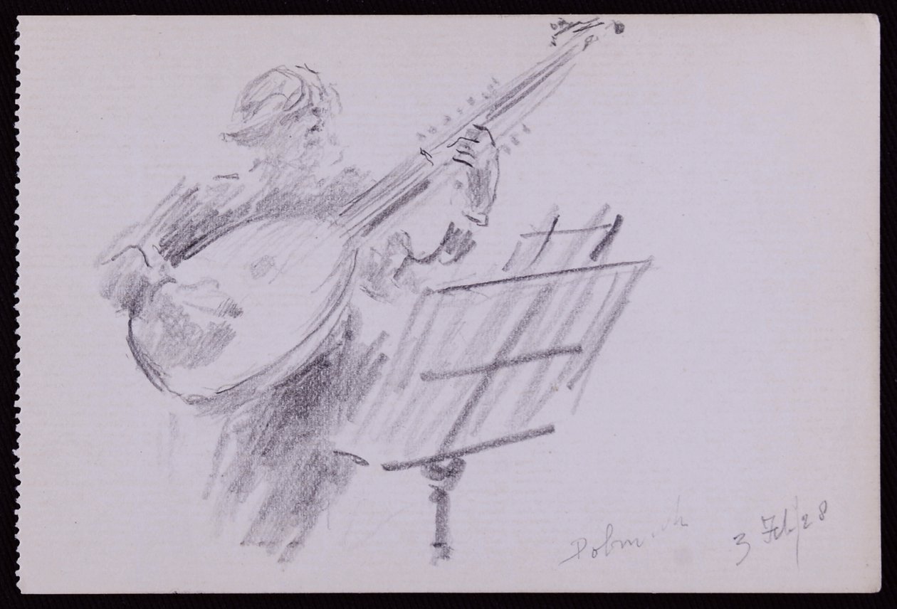 Portrét Arnolda Dolmetsche od Francis Wilfred Lawson