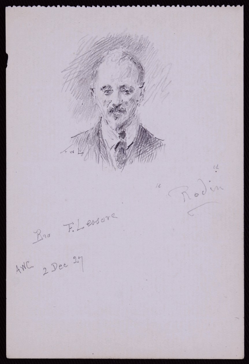 Portrét Fredericka Lessorea od Francis Wilfred Lawson