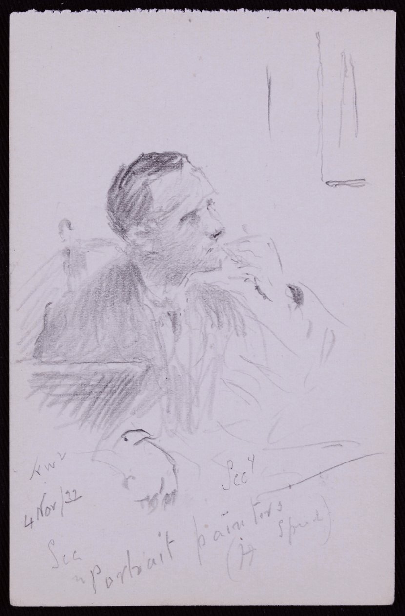 Portrét Harolda Speeda od Francis Wilfred Lawson