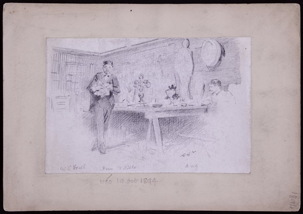 Portrét Karla Kralla od Francis Wilfred Lawson