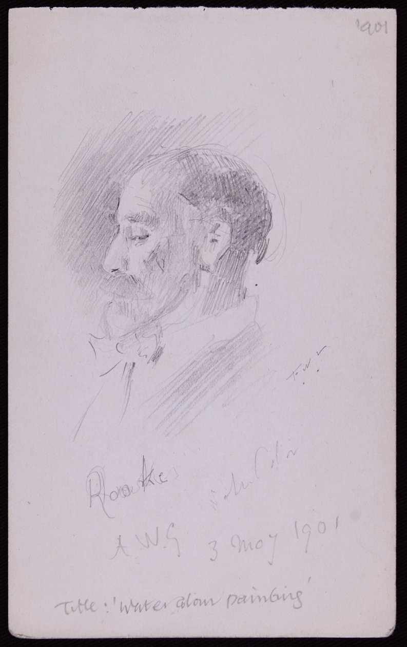 Portrét TM Rooke od Francis Wilfred Lawson