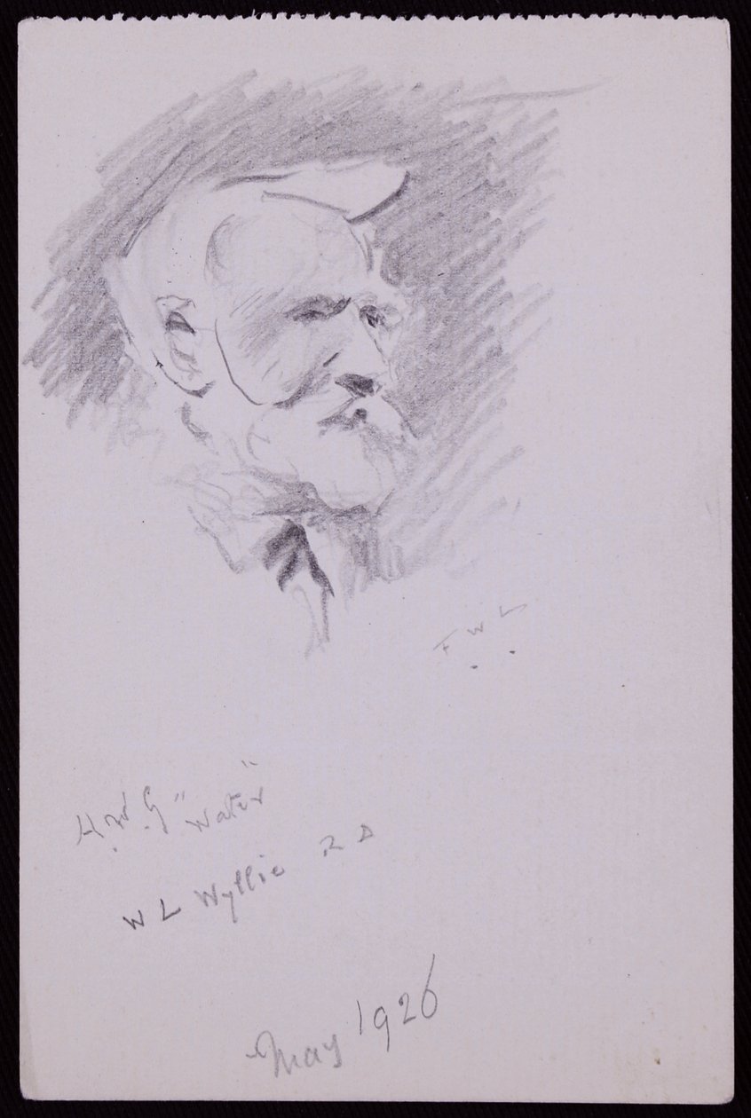 Portrét WL Wyllie od Francis Wilfred Lawson
