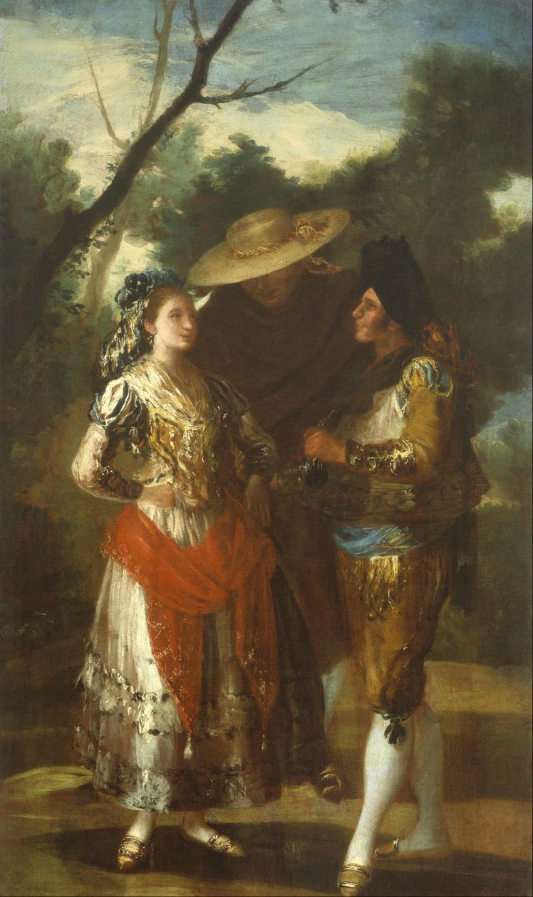Maja se dvěma torery od Francisco de Goya