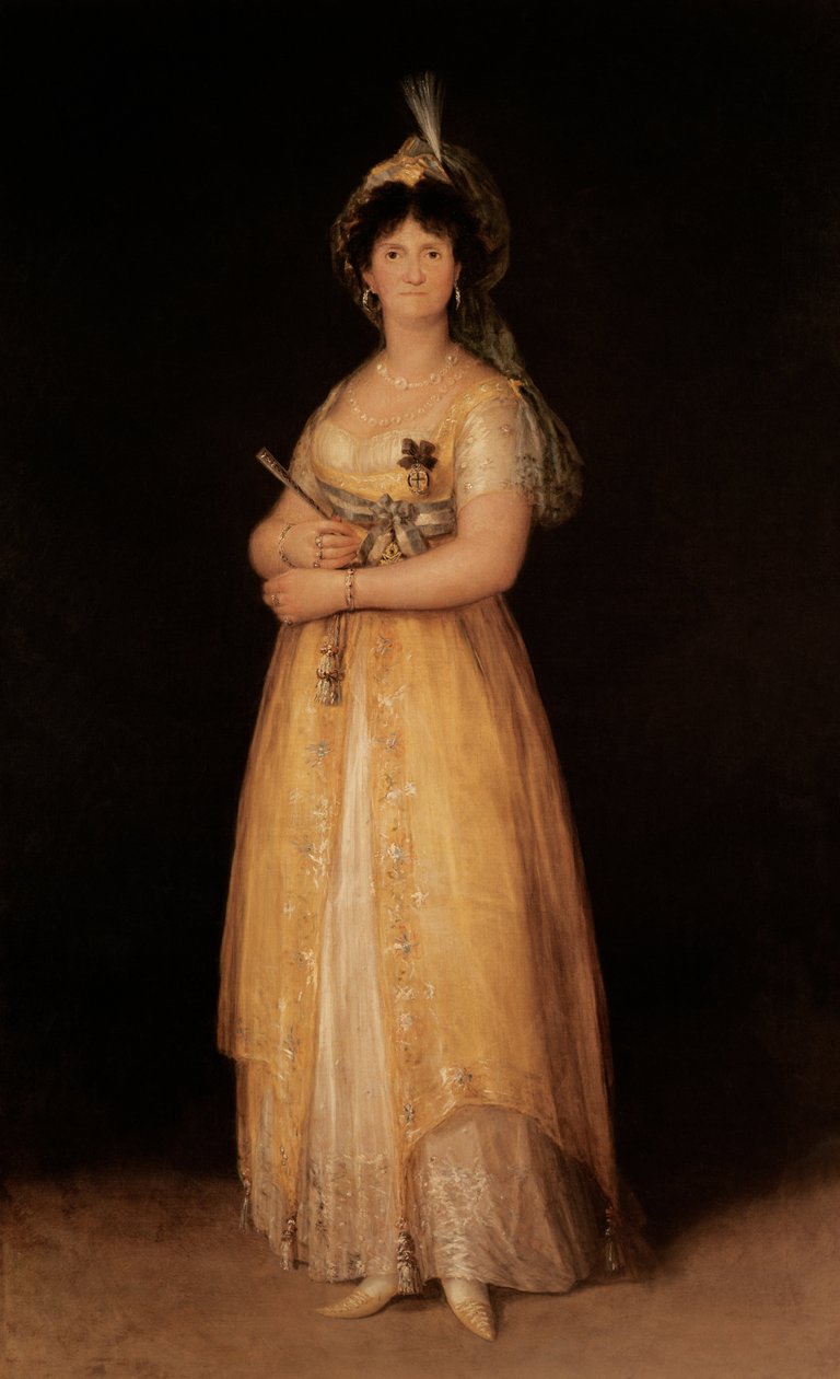Portrét královny Marie Luisy (1751-1819), manželky španělského krále Karla IV. (1788-1808) od Francisco de Goya