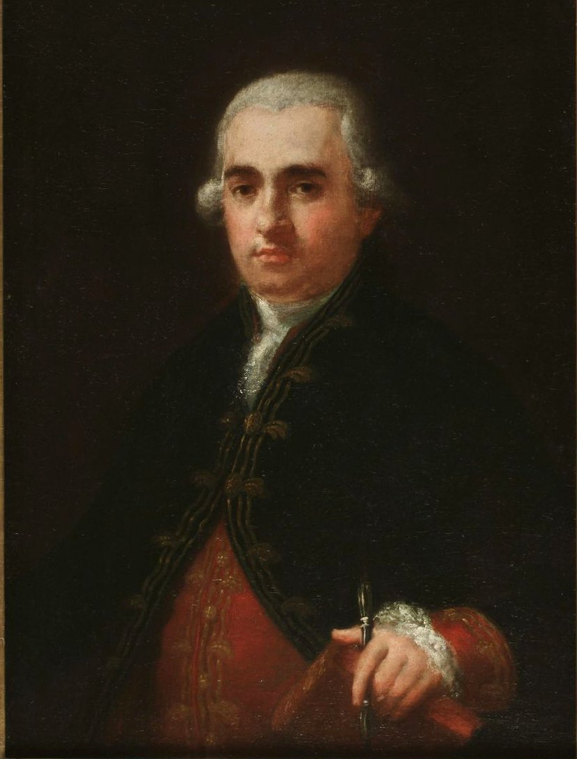 Portrét Juana Agustína Ceána Bermúdeze od Francisco de Goya