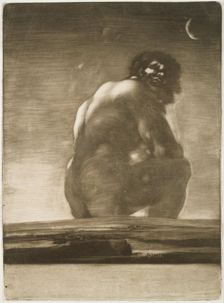 Sedící obr od Francisco de Goya