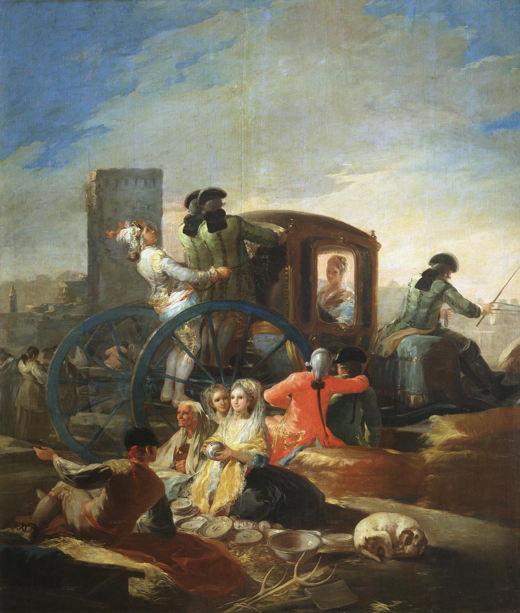 Prodejce nádobí od Francisco de Goya