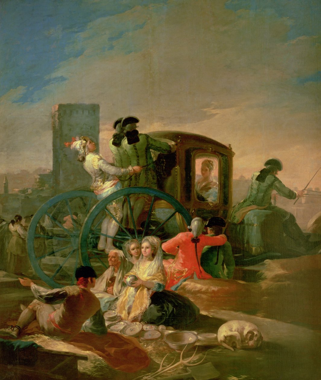 The Pottery Vendor, 1779 (viz také 498127) od Francisco de Goya