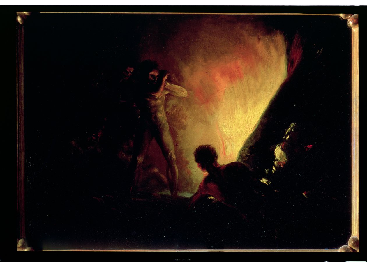 Pyre, kolem 1800-05 od Francisco de Goya