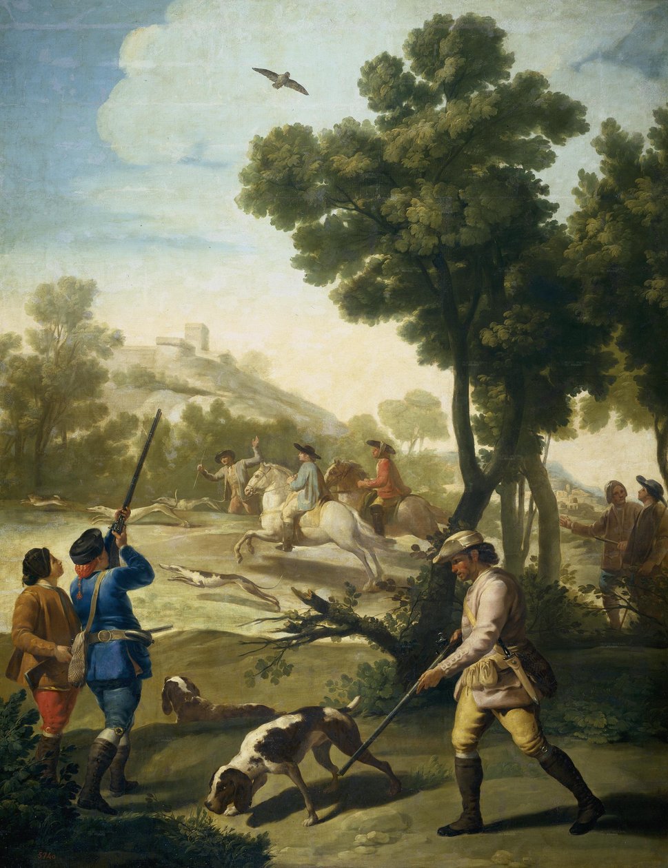 The Quail Shoot od Francisco de Goya