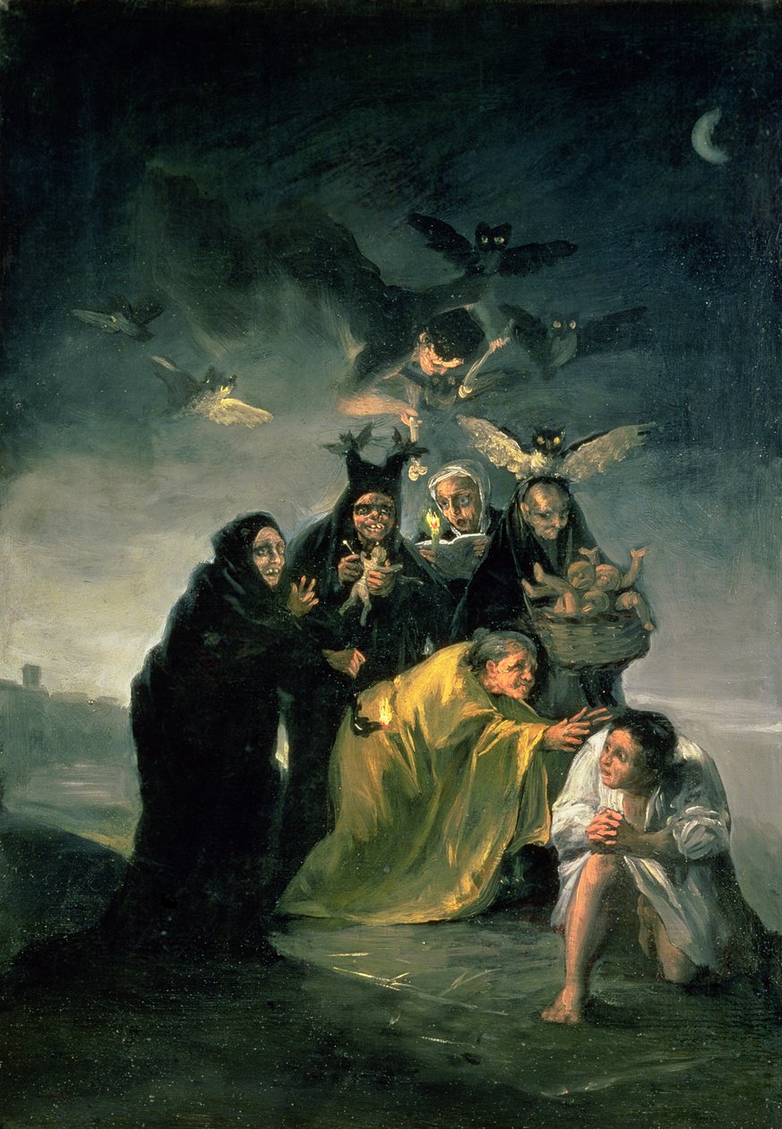 Čarodějnický sabat od Francisco de Goya