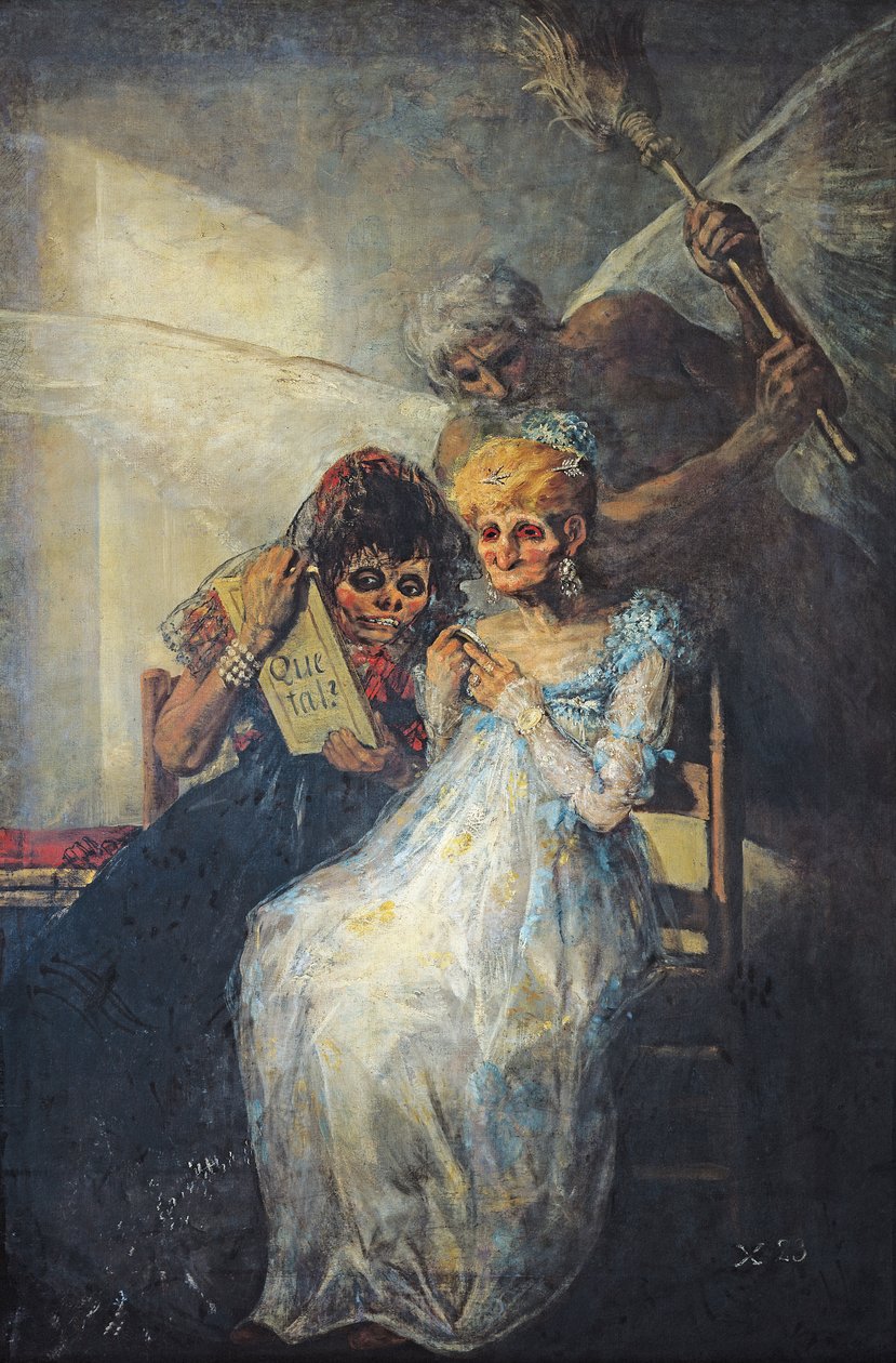 Čas starých žen, 1820 od Francisco de Goya