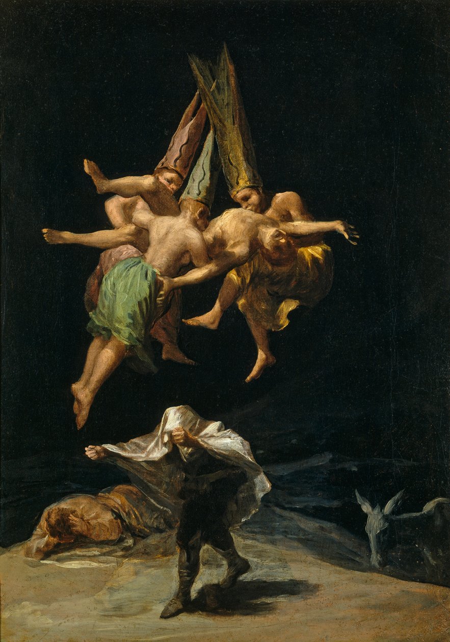 Čarodějnický let od Francisco de Goya