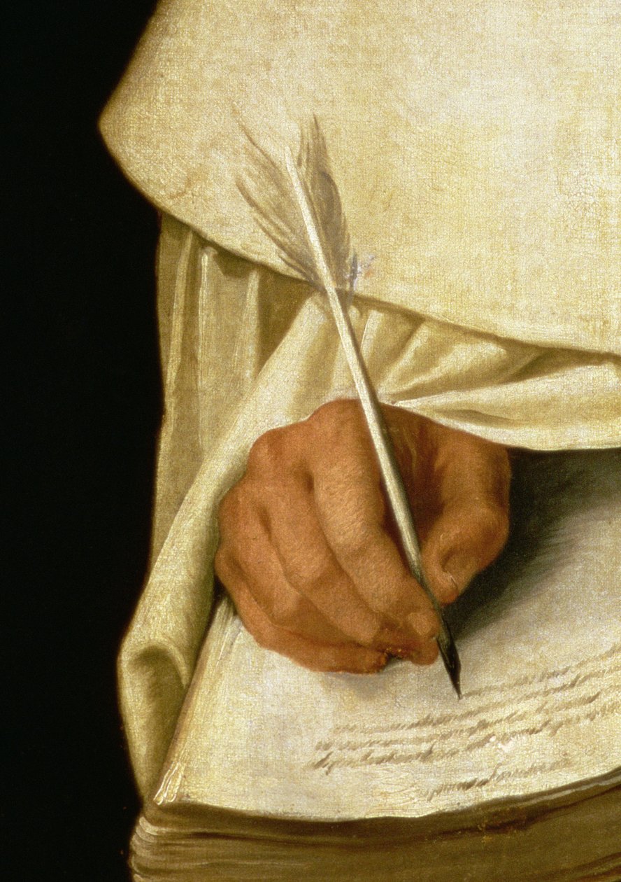 Bratr Pedro Machado († 1604) (detail 221122) od Francisco de Zurbaran