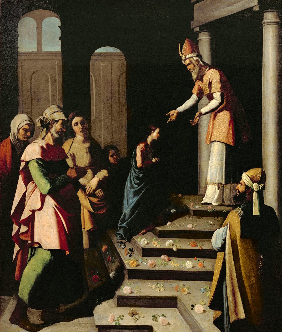 Představení Panny Marie v chrámu od Francisco de Zurbaran