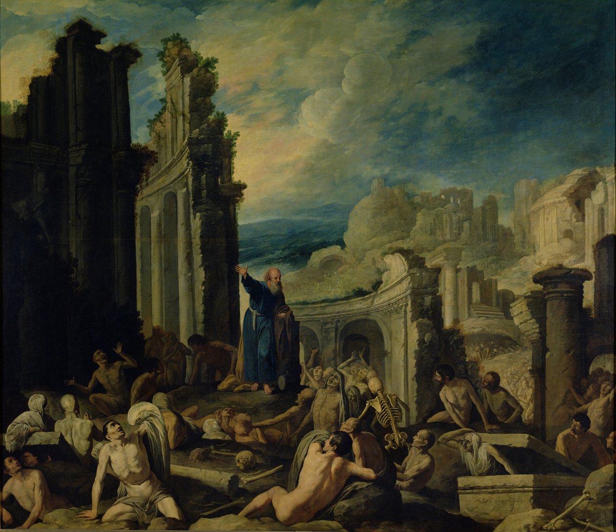Ezechielova vize, 1630 od Francisco Collantes