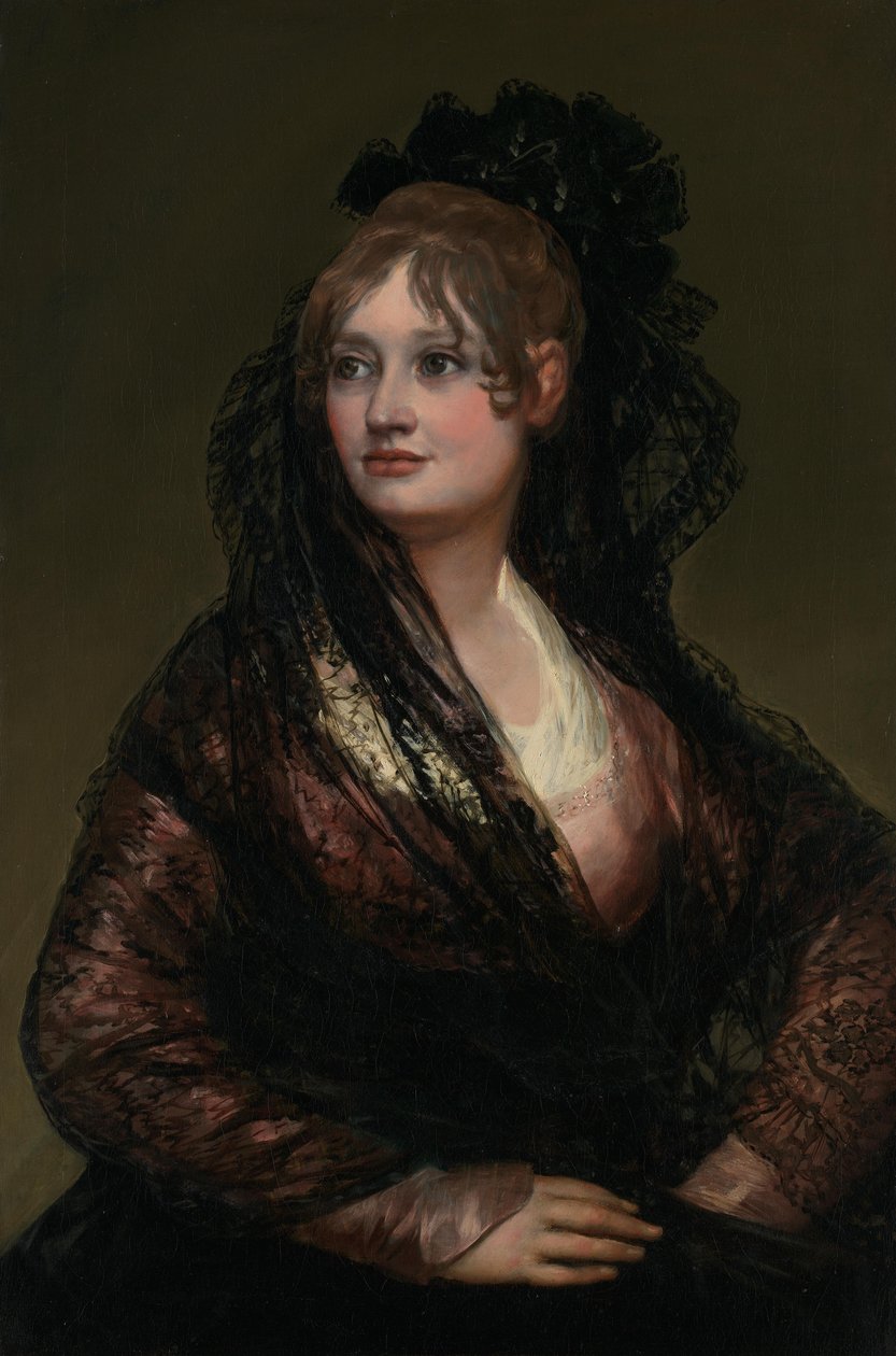 Portrét Doñy Isabel Cobos de Porcel od Francisco de Goya