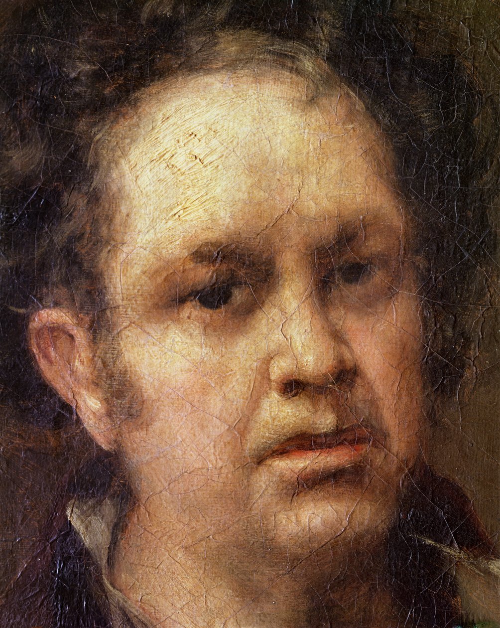 Autoportrét ve věku 69 let, c.1815 od Francisco de Goya